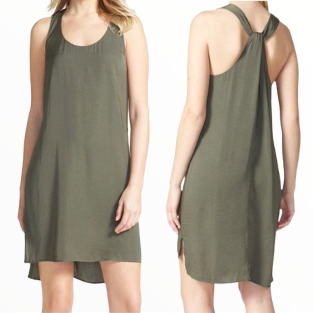 Trouve' Olive Green Slip Dress XS